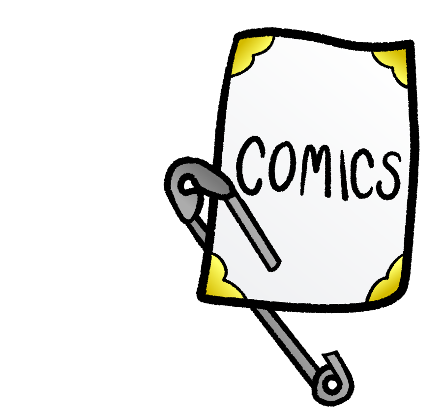 Animated navigation button to the comics page