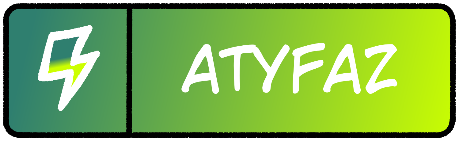 Game Jolt button with text 'atyfaz'